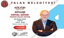 TALAS KÜLTÜR SANATTA HAFTA SONU ETKİNLİKLERİ