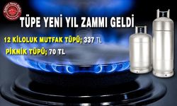 Yeni Yılda Tüpe İlk Zam Yapıldı