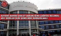 Adli Sürelerin Ülke Genelinde Durdurulması Çağrısı