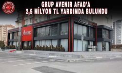 Avenır’dan AFAD'a 2,5 Milyon TL Destek!