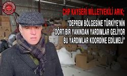 “BU YARDIMLAR KOORDİNE EDİLMELİ”