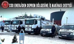 Deprem Bölgesine İş Makinası Desteği