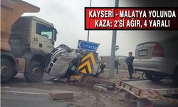 Kayseri Malatya Yolunda Felaket Kaza