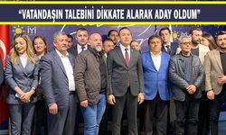 İYİ Parti Aday Adayı Keskinkılıç Açıkladı