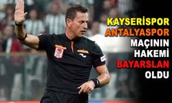 Kayseri-Antalya Maçının Hakemi Belli Oldu