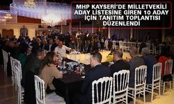 MHP, Kayseri Milletvekili Adayları Tanıtıldı