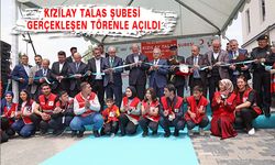 Kızılay Talas Açıldı
