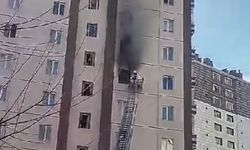 11 Katlı Binanın 5’inci Katında Çıkan Yangın Söndürüldü