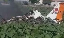 Kayseri'de Eğitim Uçağı Araziye Düştü
