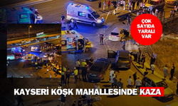 Kayseri Köşk Mahallesinde Kaza!