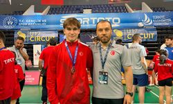 Milli Badmintoncu Hasan Can bronz madalyayla döndü