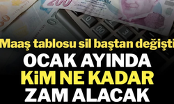 Ocak ayında kim ne kadar zam alacak?