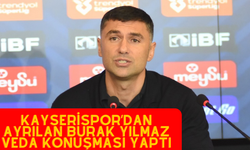 Kayserispor’dan Ayrılan Burak Yılmaz Veda Konuşması Yaptı