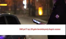 Toplamda 180 yıl hapisle aranan 203 kişi yakalandı