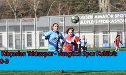 Kılıçaslan Yıldızspor - Vangücü Spor Kulübü: 0-3