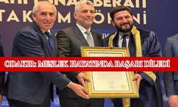 Kayserili esnaf Ahmet Köseoğlu’na Ahi Esnaf Beratı takdim edildi