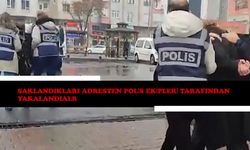 Kayseri'de aranan iki şahıs yakalanarak  cezaevine teslim edildi