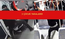 Tramvaya zarar veren 2 çocuk yakalandı