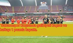 Kayserispor haftayı 1 puanla kapattı