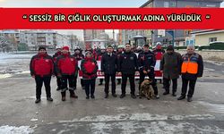 AFAD Kayseri İl Müdürlüğünden ‘Sessiz yürüyüş’