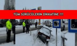 Emniyetten sürücülere ‘kar’ uyarısı