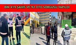 Polis ekipleri tarafından oto sorgusu yapıldı