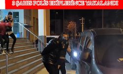 Evden hırsızlık şüphelisi 3 kişi yakalandı