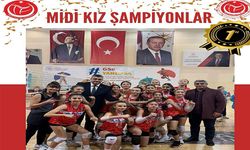 Midi Kızlar il birinciliği sona erdi