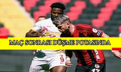 Kayserispor düşma potasında kaldı