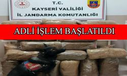 228 kilogram bandrolsüz tütün ele geçirdi