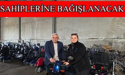 Hayırseverlerden akülü araç ve tekerlekli sandalye bağışı