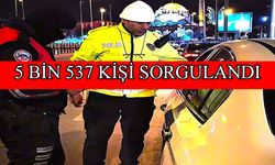 62 şok uygulama: 5 bin 537 kişi sorgulandı
