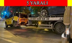 Dört arac çarpıştı feci kaza