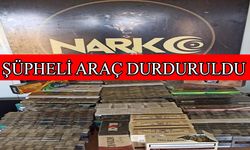Araçta kaçak ürünler ele geçirildi