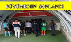 Alanayspor ile Kayserispor futbolcuları arasında gerginlik