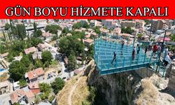 Bünyan’da bulunan Cam Teras Tesisi, gün boyunca hizmete kapalı