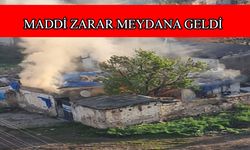 Gecekonduda yangın çıktı