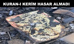 Yangında ev küle döndü