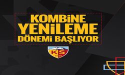 Kayserisporda kombine yenileme tarihi açıklandı