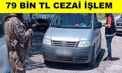 Bünyan’da 3 araca ceza