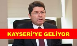 Adalet Bakanı Tunç, Kayseri'ye geliyor