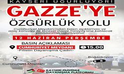 Kayseri'den 10 aktivist Gazze Yürüyüşü için Mısır’a uğurlanacak