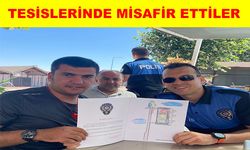 Polis ekipleri, özel çocukların yüzünü güldürdü