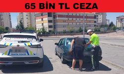Drift atan ehliyetsiz sürücüye ceza gecikmedi