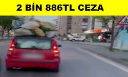Trafiği tehlikeye sokan motosiklet sürücüsüne