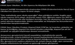 ERVA Spor Okulları’nın sporcu sayısı 15 bine ulaştı