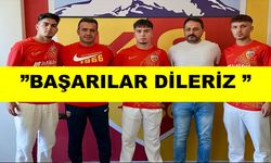 Kayserispor, 3 genç futbolcuyla profesyonel sözleşme imzaladı
