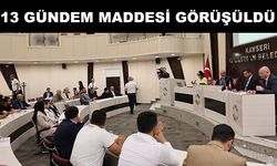 Kocasinan Belediyesi Temmuz ayı meclis toplantısı gerçekleştirildi