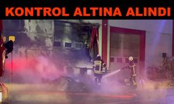 Mobilya fabrikasında yangın çıktı