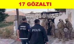 Narkotikten 33 adrese operasyon